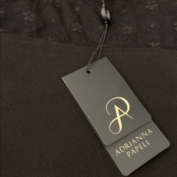 NWT Floral Mesh Yoke Top - Picture 6 of 6